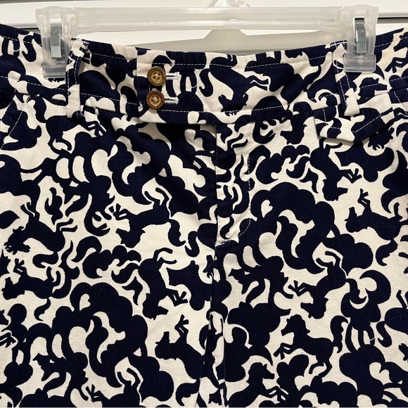 Lilly Pulitzer Horse of Course Novelty Print Corduroy Capris - Picture 5 of 5